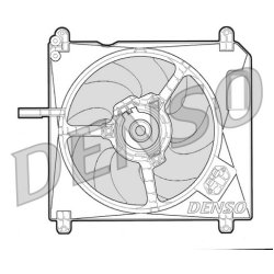 Engine Cooling Fan DENSO DER09002 OE Ref 7787852