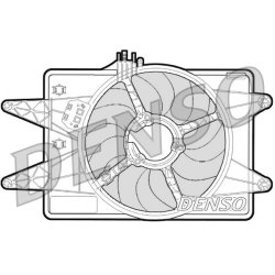 Engine Cooling Fan DENSO DER09024 OE Ref 46767294