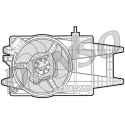 Engine Cooling Fan DENSO DER09042 OE Ref 51738688