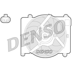 Engine Cooling Fan DENSO DER09054 OE Ref 46550716