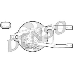 Engine Cooling Fan DENSO DER09055 OE Ref 46540252