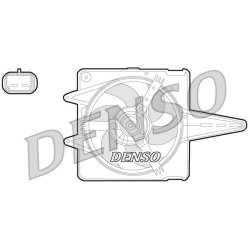 Ventilateur de refroidissement moteur DENSO DER09056 pour FIAT OE 46514973