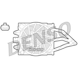 Engine Cooling Fan DENSO DER09057 OE Ref 51829974