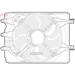 Ventilateur de refroidissement moteur DENSO DER09068 pour FIAT 500L OE 51921113
