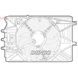 Engine Cooling Fan DENSO DER09070 OE Ref 52066195