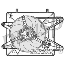 Engine Cooling Fan DENSO DER09088 OE Ref 55745119