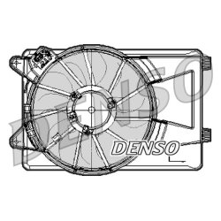 Engine Cooling Fan DENSO DER09301 OE Ref 51761821