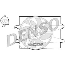 Engine Cooling Fan DENSO DER10004 OE Ref 1141508