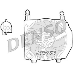 Engine Cooling Fan DENSO DER10006 OE Ref 1020914