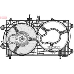 Engine Cooling Fan DENSO DER13012 OE Ref 51876060