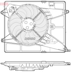 Engine Cooling Fan DENSO DER15005 OE Ref 95353143