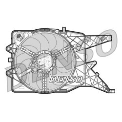 Engine Cooling Fan DENSO DER20010 OE Ref 55703929