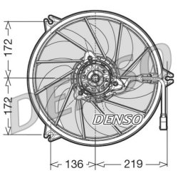 Engine Cooling Fan DENSO DER21006 OE Ref 125392