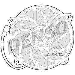 Engine Cooling Fan DENSO DER21017 OE Ref 1253A6