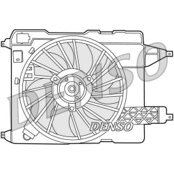 Engine Cooling Fan DENSO DER23002 OE Ref 7701057254