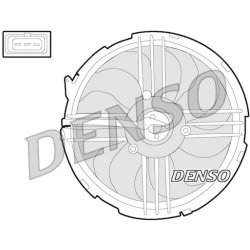 Engine Cooling Fan DENSO DER32009 OE Ref 6N0959453P