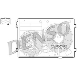 Engine Cooling Fan DENSO DER32012 OE Ref 1K0121205AD