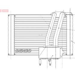 AC Evaporator DENSO DEV07005 OE Ref 6450XJ