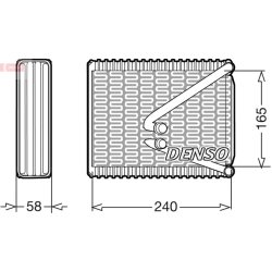 AC Evaporator DENSO DEV09010