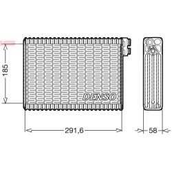 AC Evaporator DENSO DEV09013 OE Ref 46723116