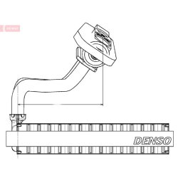 Evaporator DENSO DEV09020 OE Ref 77363896