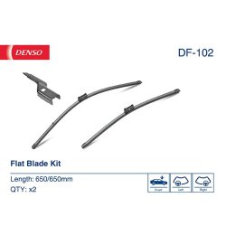 Essuie-glace DENSO DF-102 pour CHEVROLET, VAUXHALL, PEUGEOT OE 1272010 DENSO