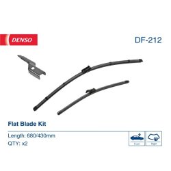 Essuie-glace DENSO DF-212 pour JAGUAR, TESLA, VAUXHALL OE T4N1186 DENSO