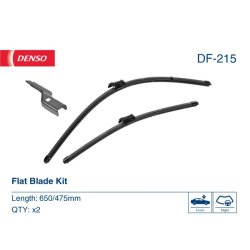 Essuie-glaces DENSO DF-215 pour BMW, FIAT, JAGUAR, LAND ROVER et plus encore... DENSO