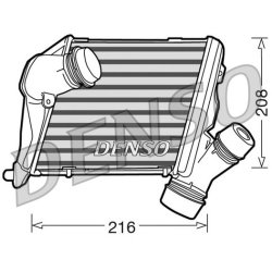 Intercooler DENSO DIT02014 OE Ref 4E0145805J