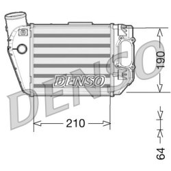Intercooler DENSO DIT02021 OE Ref 8E0145806F