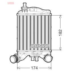 Intercooler DENSO DIT09112 OE Ref 51819187