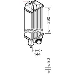 Intercooler DENSO DIT09116 OE Ref 51953635