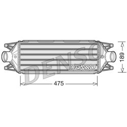 Intercooler DENSO DIT12002 OE Ref 5801349167