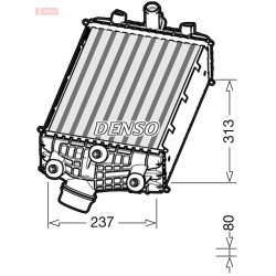 Intercooler DENSO DIT28001 OE Ref 99111063972