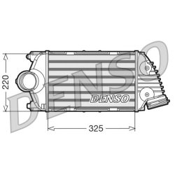 Intercooler DENSO DIT28015 OE Ref 99711063970