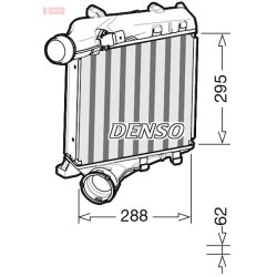 Intercooler DENSO DIT28020 OE Ref 95811064000