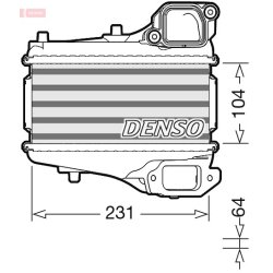 Intercooler DENSO DIT40001 OE Ref 19710RZ0G010M1