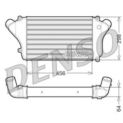 Intercooler DENSO DIT45004 OE Ref MR414253