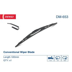 Essuie-glace universel DENSO DM-653 pour ALFA ROMEO, AUDI, LANCIA et plus encore... DENSO