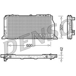 Engine Cooling Radiator DENSO DRM02013 OE Ref 893121251