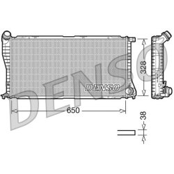 Engine Cooling Radiator DENSO DRM05002 OE Ref 2247345