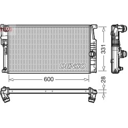 Engine Cooling Radiator DENSO DRM05014 OE Ref 17117600523