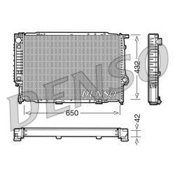 Engine Cooling Radiator DENSO DRM05057 OE Ref 2244543