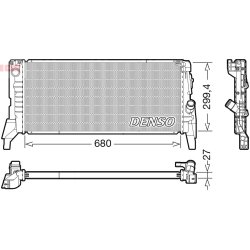 Engine Cooling Radiator DENSO DRM05119 OE Ref 17117617635