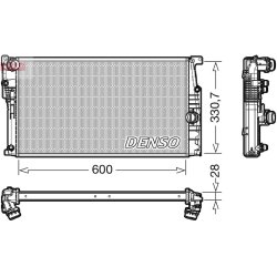 Engine Cooling Radiator DENSO DRM05120 OE Ref 17118673372