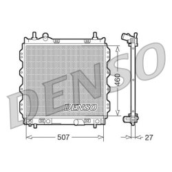 Engine Cooling Radiator DENSO DRM06005 OE Ref 5017404