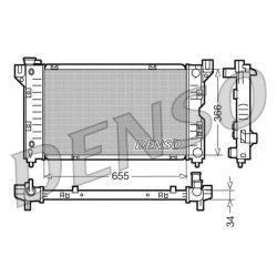 Engine Cooling Radiator DENSO DRM06010 OE Ref 4682976AC