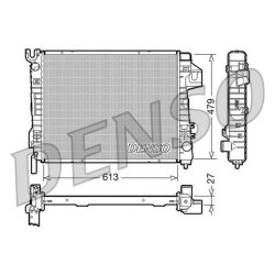Engine Cooling Radiator DENSO DRM06020 OE Ref 52028829AE