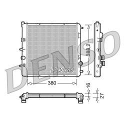 Engine Cooling Radiator DENSO DRM07003 OE Ref 1330W9