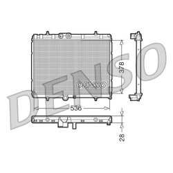 Engine Cooling Radiator DENSO DRM07015 OE Ref 1330G9